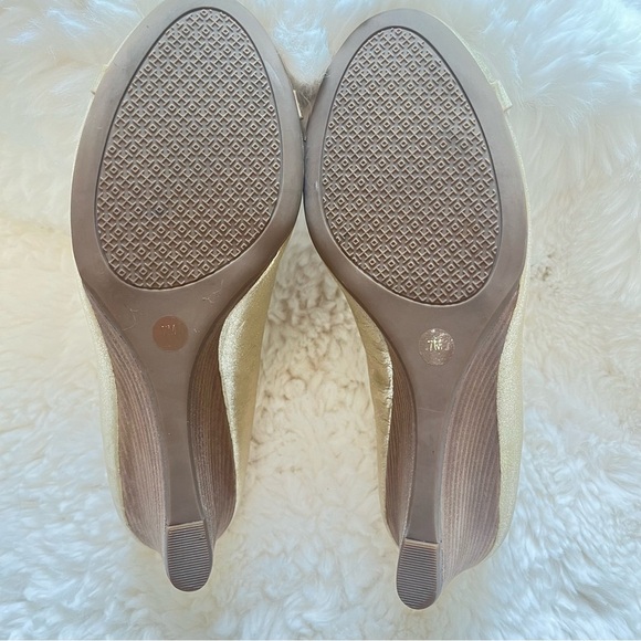 Tory Burch Mini Miller Wedge Gold 7 - Picture 4 of 13